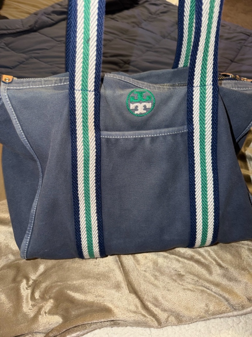 Tory Burch Navy Jean purse